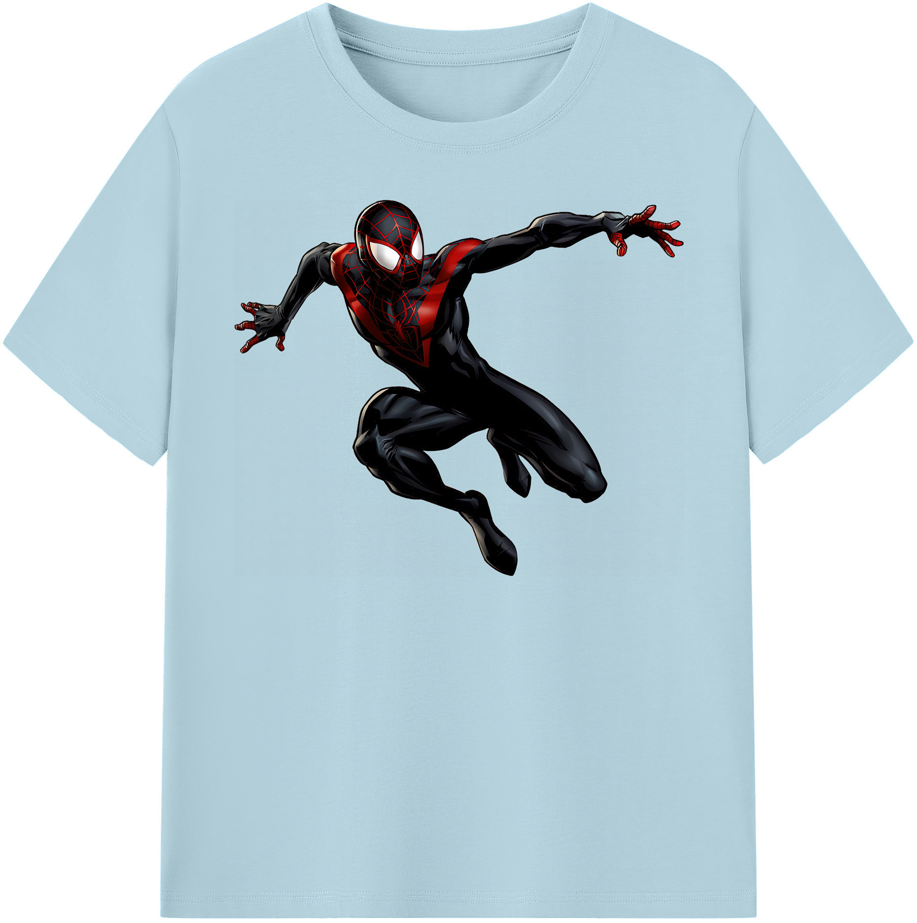 （画像用） Spider Man スパイダーマン 綿100％半袖Tシャツ（フロントプリント）